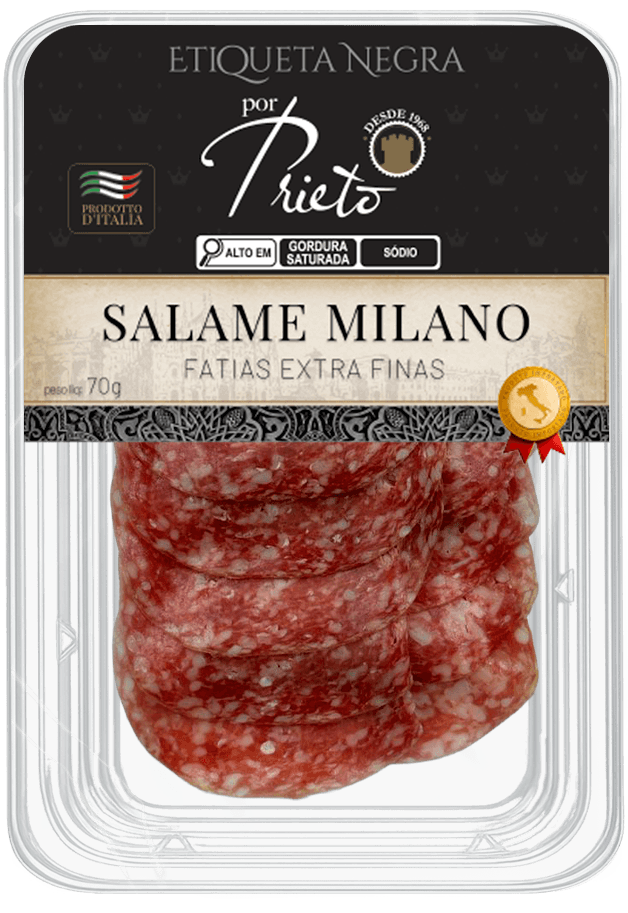 Embalagem Salame Milano